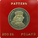 Próba MN 200 zł złotych 1986 Władysław I Łokietek