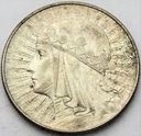 5 zł złotych 1933 Głowa kobiety Polonia SREBRO
