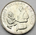 Watykan 1991 1000 lirów Jan Paweł II SREBRO