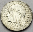 5 zł złotych 1933 Głowa kobiety Polonia SREBRO