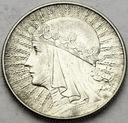 5 zł złotych 1934 Głowa kobiety Polonia SREBRO