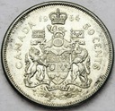 Kanada 50 Centów 1966 SREBRO
