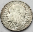 5 zł złotych 1932 Głowa kobiety Polonia SREBRO