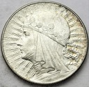 5 zł złotych 1934 Głowa kobiety Polonia SREBRO