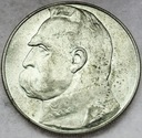 10 zł złotych 1937 Józef Piłsudski SREBRO