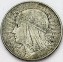 5 zł złotych 1932 Głowa kobiety Polonia SREBRO