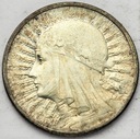 2 zł złote 1933 Głowa kobiety, Polonia SREBRO