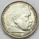 Niemcy 5 Marek 1936 Hindenburg SREBRO
