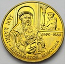 2 zł złote 1999 Jan Łaski Reformator Kościoła