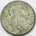 5 zł złotych 1934 Głowa kobiety Polonia SREBRO