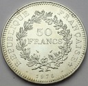 Francja 50 Franków 1978, Herkules, SREBRO