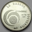 Kuba 20 peso 1979 VI Konferencja Narodów SREBRO