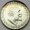 Austria 25 Szylingów 1958 Carl Auer von Welsbach