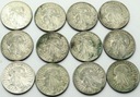 LOT 12 x 5 zł Głowa kobiety, INWESTYCJA AG SREBRO