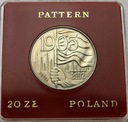 PRÓBA 20 zł złotych 1980 ŁÓDŹ 1905 MN