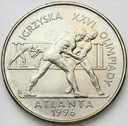 2 zł złote 1995 Atlanta Zapasy Igrzyska