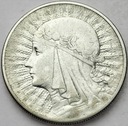 10 zł złotych 1932 Głowa kobiety Polonia SREBRO