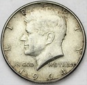 USA 1/2 Dolara Half Dollar 1964 Kennedy SREBRO