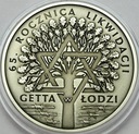 20 zł złotych 2009 65.r Likwidacji Getta w Łodzi