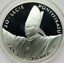 10 złotych 1998 Jan Paweł II 20-lecie pontyfikatu