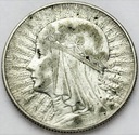5 zł złotych 1933 Głowa kobiety Polonia SREBRO