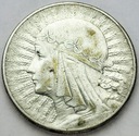 10 zł złotych 1932 Głowa kobiety Polonia SREBRO