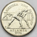 2 zł złote 1995 Atlanta Zapasy Igrzyska