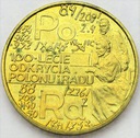 2 zł złote 1998 Skłodowska Polon i rad