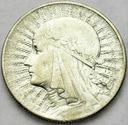 5 zł złotych 1932 Głowa kobiety Polonia SREBRO