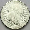 10 zł złotych 1933 Głowa kobiety Polonia SREBRO