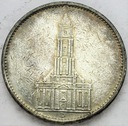Niemcy 5 Marek Mark 1934 Wieża Kościół SREBRO