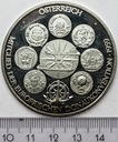 Austria Duży medal SREBRO 925 Donaukonvention