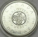 Kanada 1 dolar 1964 Charlottetown i Quebec SREBRO