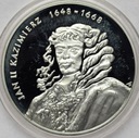 10 zł złotych 2000 Jan II Kazimierz POPIERSIE
