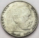 Niemcy 2 marki 1937 Hindenburg SREBRO