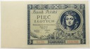 1930 5 zł Pięć złotych Ser. DS