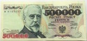 1993 500000 zł złotych Sienkiewicz seria W