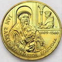 2 zł złote 1999 Jan Łaski Reformator Kościoła