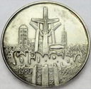 100000 zł złotych 1990 Solidarność TYP A SREBRO