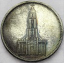 Niemcy 5 Marek, Mark 1935, Wieża, Kościół, SREBRO
