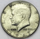 USA 1/2 Dolara Half Dollar 1967 Kennedy