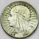 5 zł złotych 1933 Głowa kobiety Polonia SREBRO