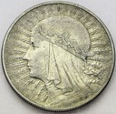 10 zł złotych 1932 Głowa kobiety Polonia SREBRO
