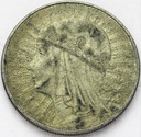 10 zł złotych 1933 Głowa kobiety Polonia SREBRO