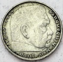 Niemcy 2 marki 1938 Hindenburg SREBRO