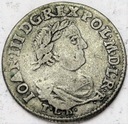 Szóstak 1683 Jan III Sobieski w wieńcu laurowym