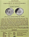 Jan Paweł II Pierwsza Pielgrzymka do Polski SREBRO
