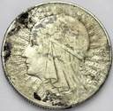 5 zł złotych 1933 Głowa kobiety Polonia SREBRO (1)