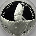 10 złotych 1998 Jan Paweł II 20-lecie pontyfikatu