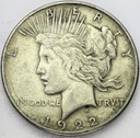 USA 1 dolar 1922 Peace SREBRO